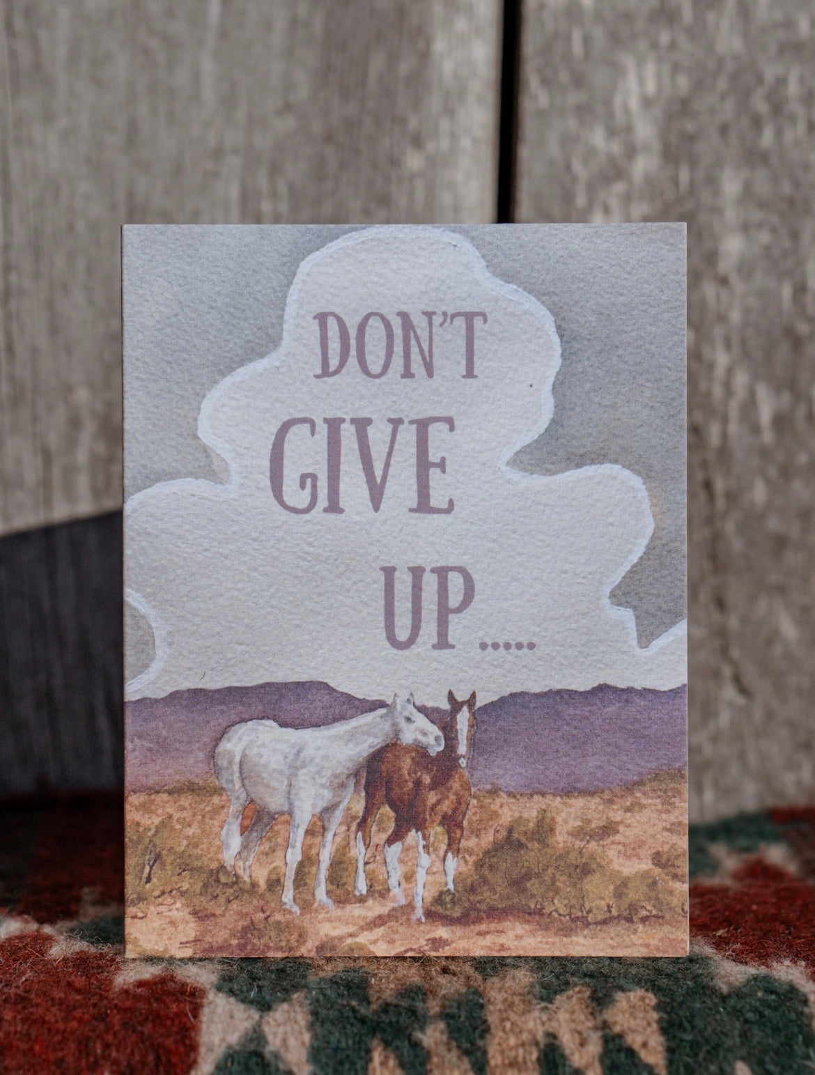 “Don’t give up” Greeting Card