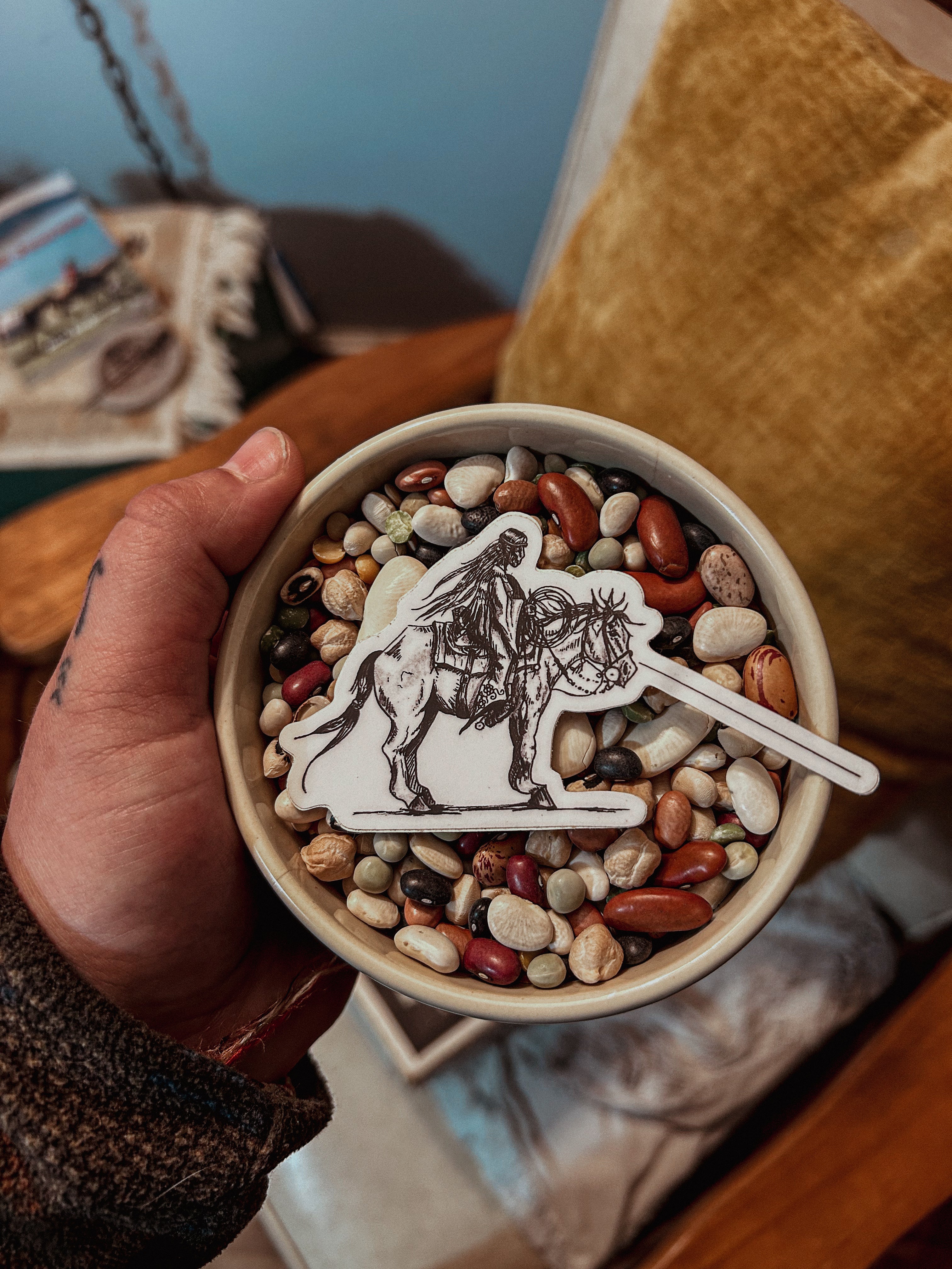 “Get er’ done hippie” Sticker