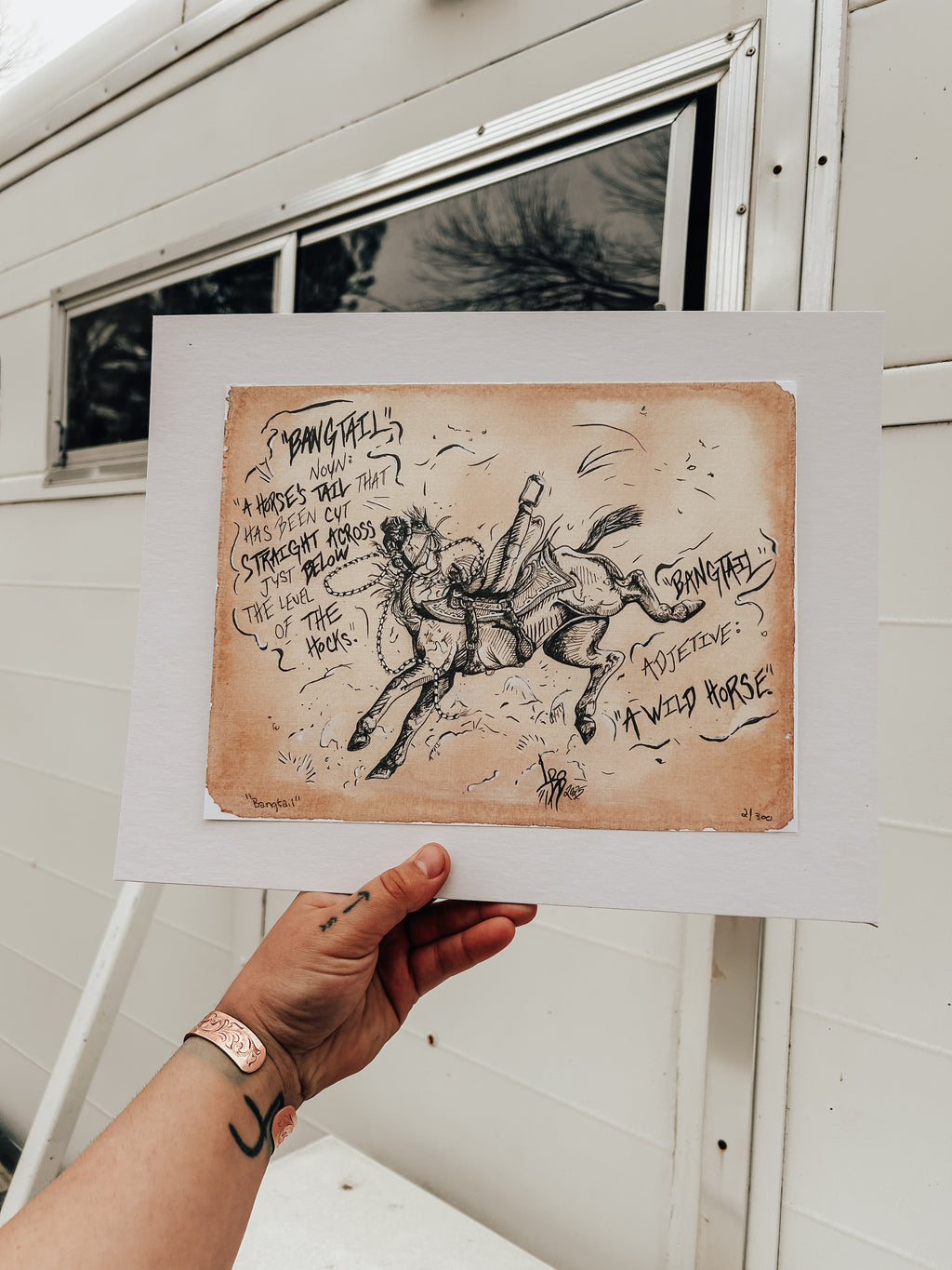 “Bangtail” - limited series print