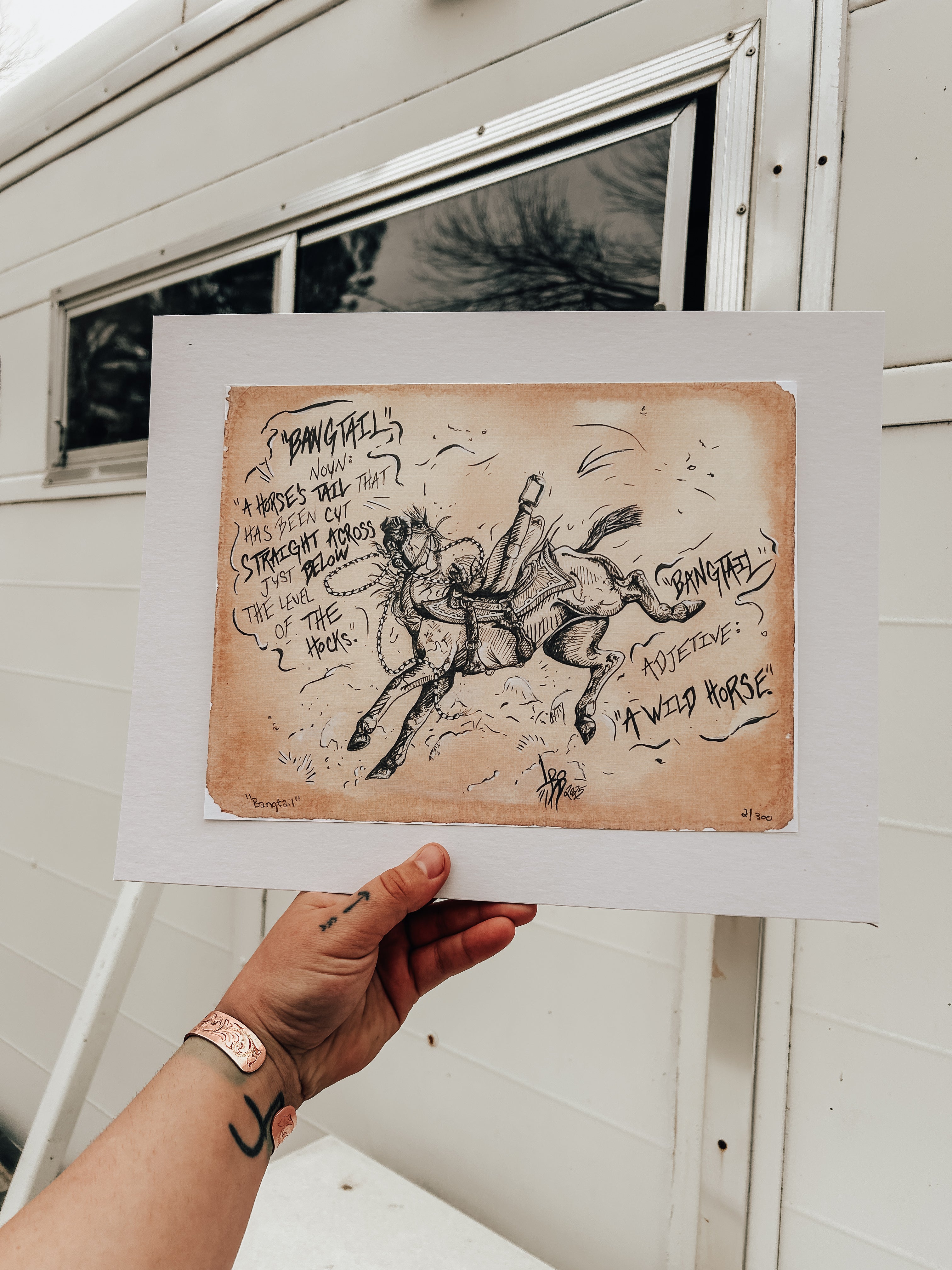 “Bangtail” - limited series print