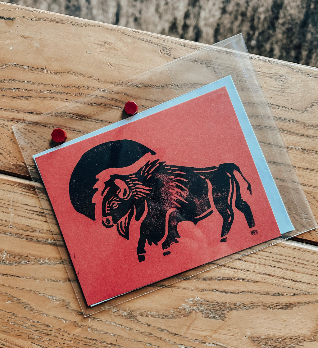 Buffalo Greeting card