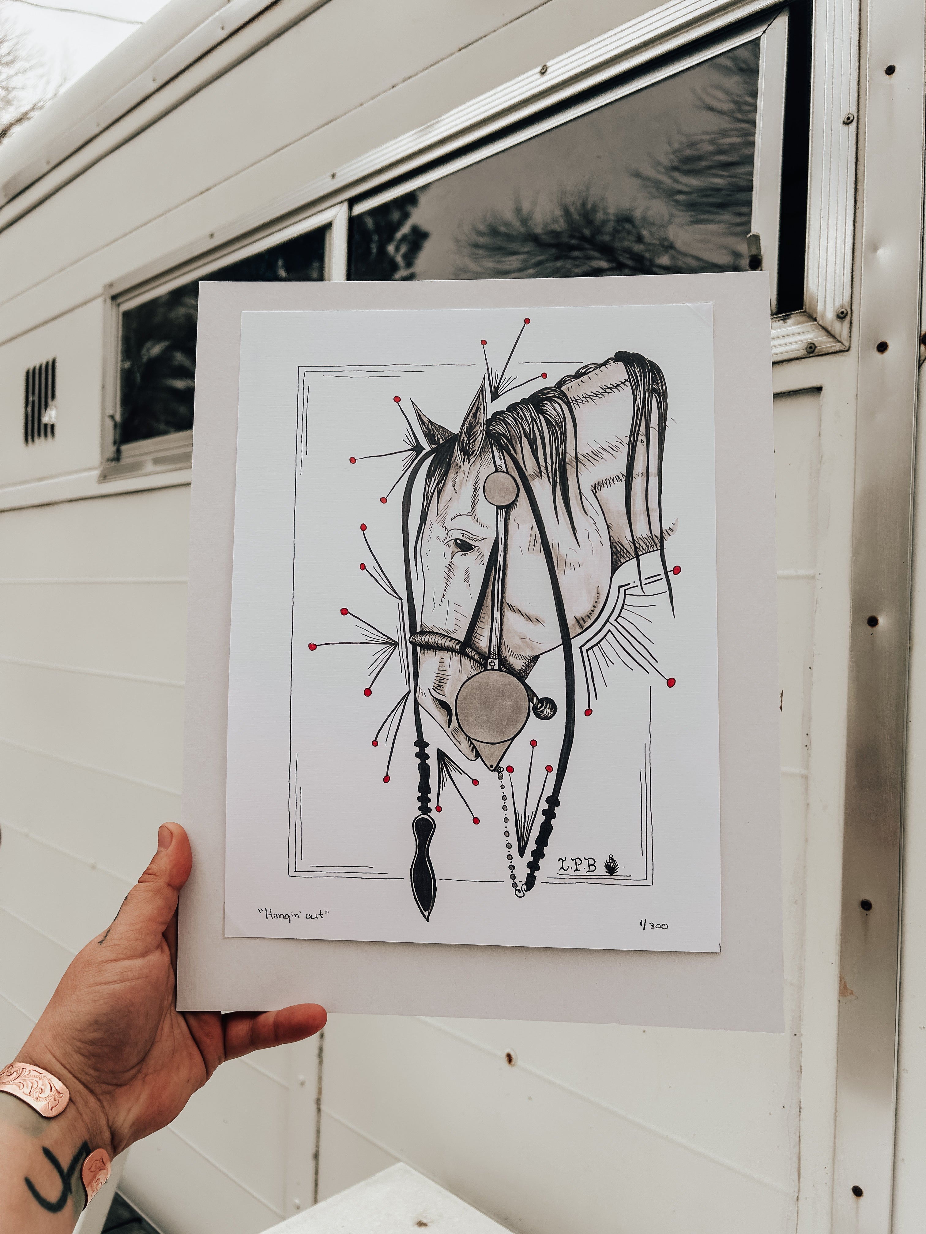 “Hangin’ Out” - limited series print