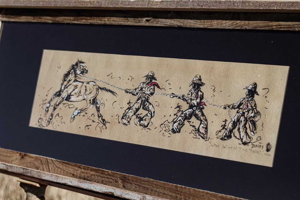 “Who’s Winnin’ The Race?” - Original