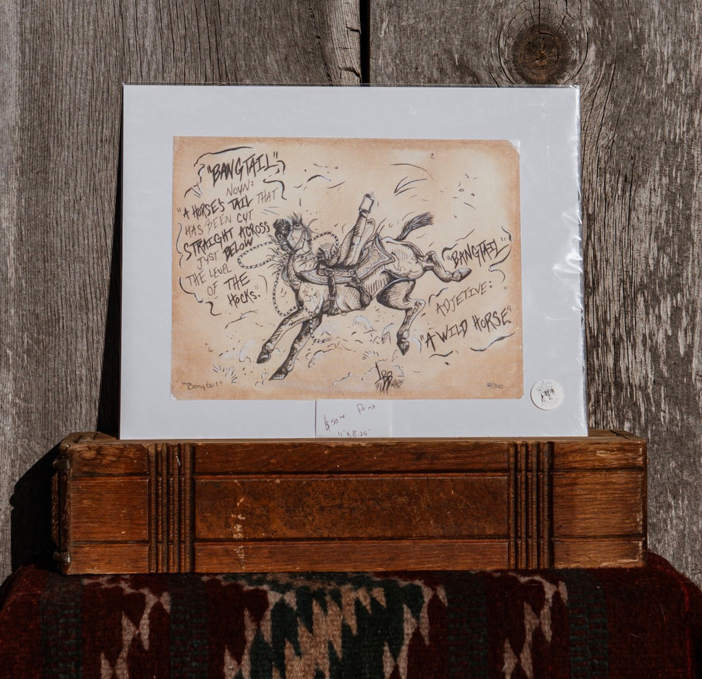 “Bangtail” - limited series print